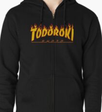 Todoroki Shoto Thrasher (Fire) Zipped Hoodie
