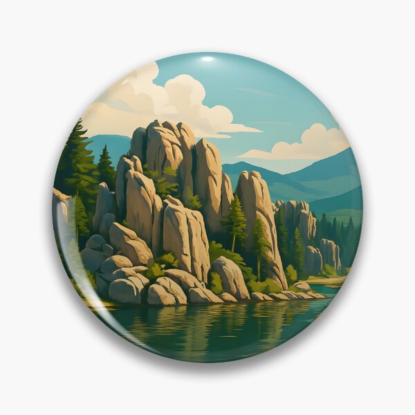 Item preview, Custer State Park South Dakota – Scenic Black Hills Travel Poster designed and sold by inkNext.