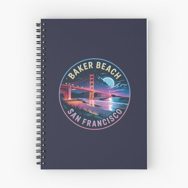 Item preview, Neon Night Baker Beach San Francisco Sticker  designed and sold by Horizon Tales.