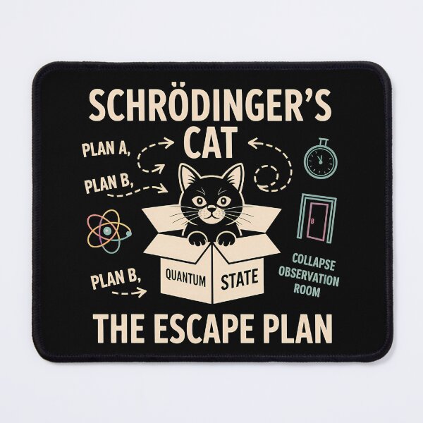 Item preview, Schrödingers Cat the Escape Plan designed and sold by Marblaes00.