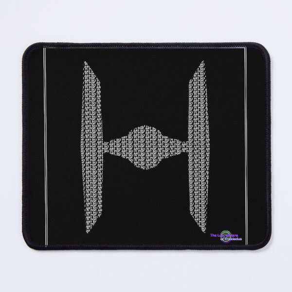 Item preview, tie fighter Benday sci fi designed and sold by Lost Waters of Enceladus.