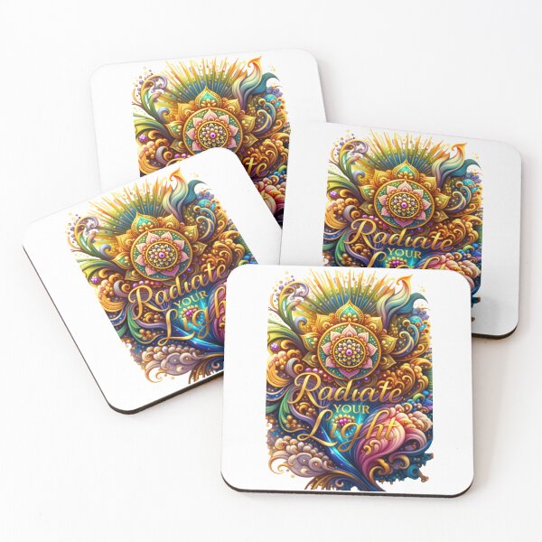Item preview, Radiate Your Light – Mandala Sun & Flowing Energy Design designed and sold by sunbowjp stadio.
