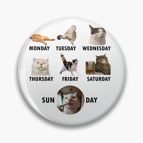 Item preview, Seven Days Seven Moods Cat designed and sold by AShanDome.