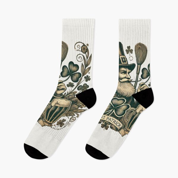 Item preview, Saint Patrick's Festive Spirit with Shamrocks, Gold and Ale designed and sold by freackly.