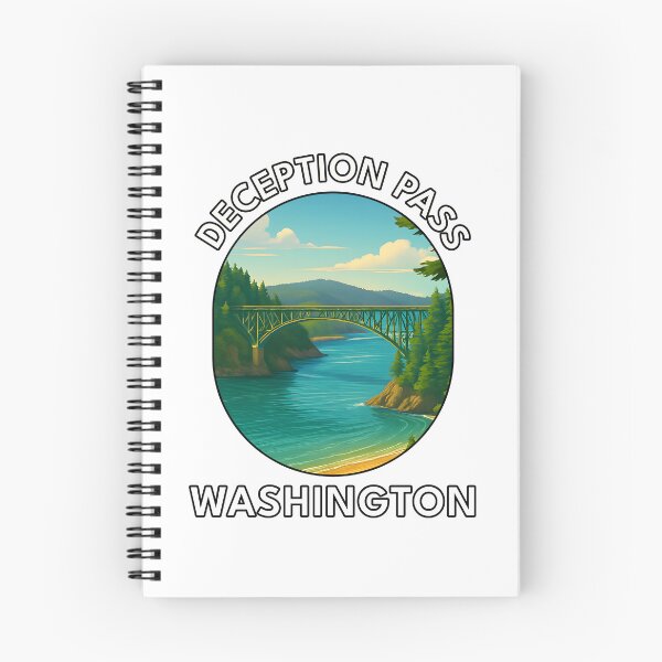 Item preview, Deception Pass State Park Washington – Scenic Travel Poster designed and sold by inkNext.