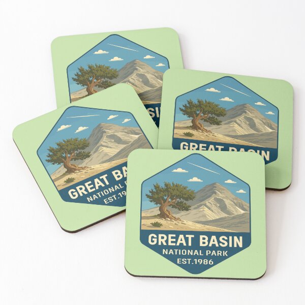 Item preview, Great Basin National Park Retro Desert Mountain Sticker designed and sold by Ismeal Von.
