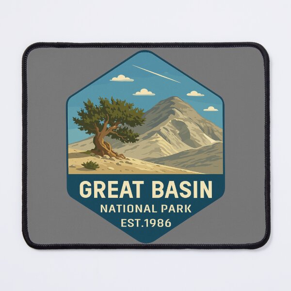 Item preview, Great Basin National Park Retro Desert Mountain Sticker designed and sold by Ismeal Von.