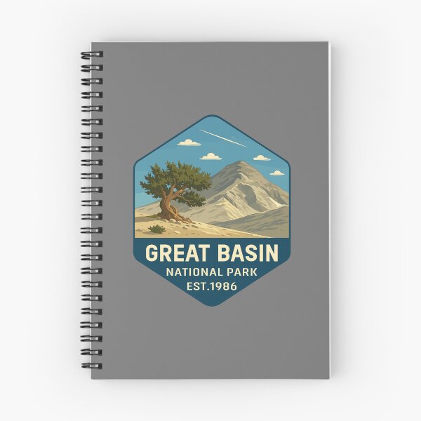 Item preview, Great Basin National Park Retro Desert Mountain Sticker designed and sold by Ismeal Von.