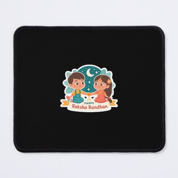 Item preview, Cute Raksha Bandhan Cartoon Siblings designed and sold by Funneatlife.