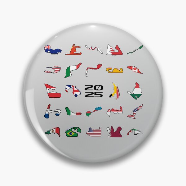 Item preview, F1 2025 Circuits V2 designed and sold by ilustralima.