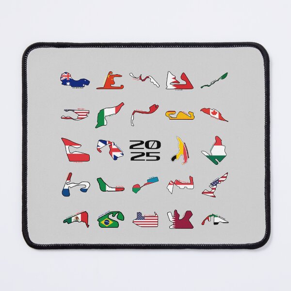 Item preview, F1 2025 Circuits V2 designed and sold by ilustralima.