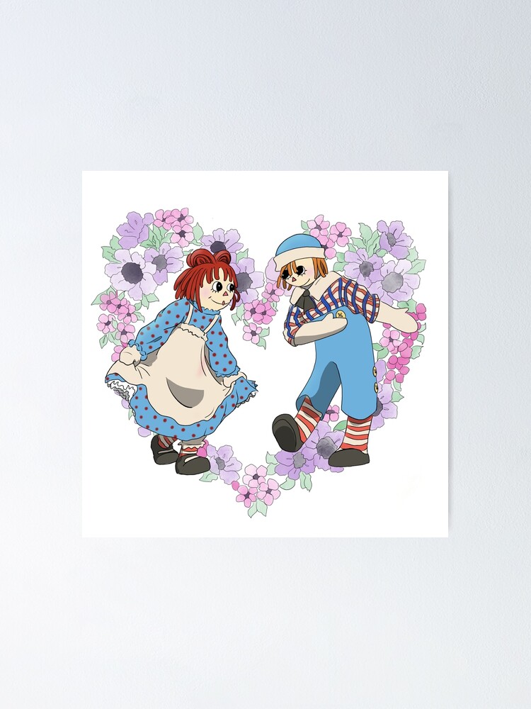 "Candy Hearts and Paper Flowers" Poster by EclecticMayhem Redbubble