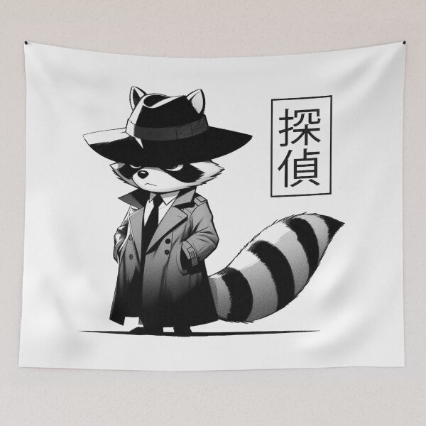 Item preview, Noir Raccoon designed and sold by Telrandir.