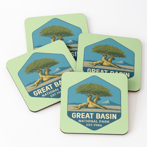 Item preview, Great Basin National Park Retro Desert Mountain Sticker designed and sold by Ismeal Von.