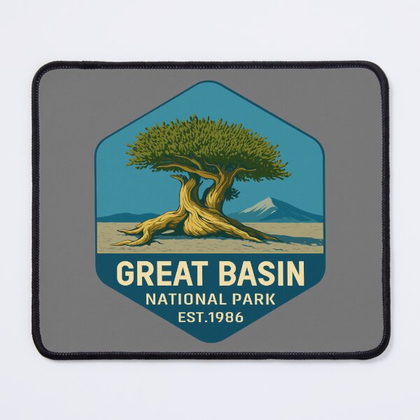Item preview, Great Basin National Park Retro Desert Mountain Sticker designed and sold by Ismeal Von.