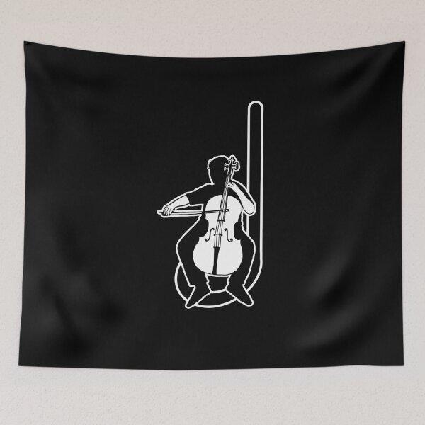 Item preview, Cellist with Half Note designed and sold by barmalisiRTB.