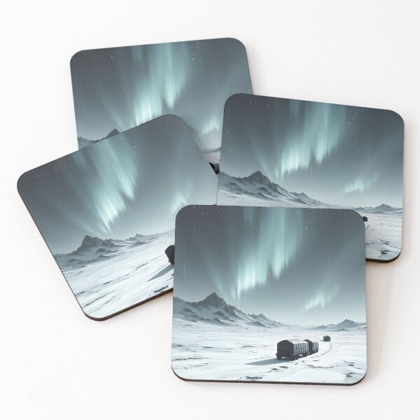 Item preview, Journey Through the Frozen Aurora designed and sold by oanaunciuleanu.