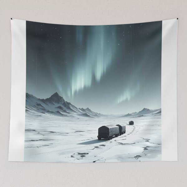 Item preview, Journey Through the Frozen Aurora designed and sold by oanaunciuleanu.