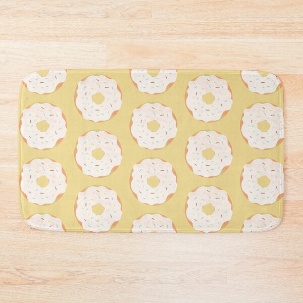 Item preview, A Delicious Sweet Vanilla White Frosted Donut designed and sold by Yulia Saraswati.