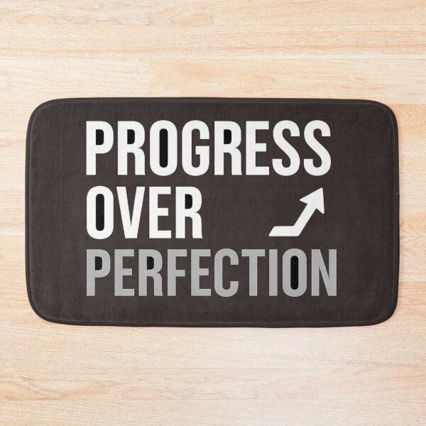 Item preview, Progress Over Perfection – Motivational Quote for Growth & Mindset designed and sold by KDesignCrafts.