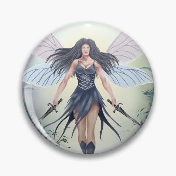 Item preview, woman, warrior, fairy, power, wings, fantasy, swords, plants, night, fairy tale, fairy warrior, fantasy designed and sold by Tetiana Pohurska.