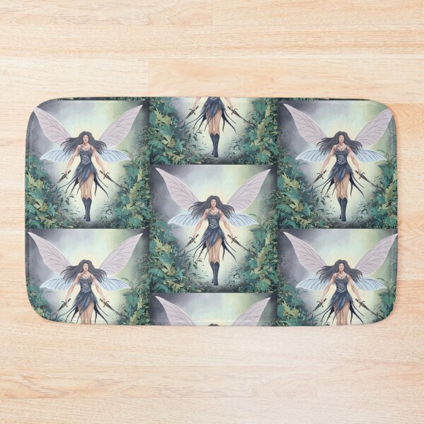Item preview, woman, warrior, fairy, power, wings, fantasy, swords, plants, night, fairy tale, fairy warrior, fantasy designed and sold by Tetiana Pohurska.