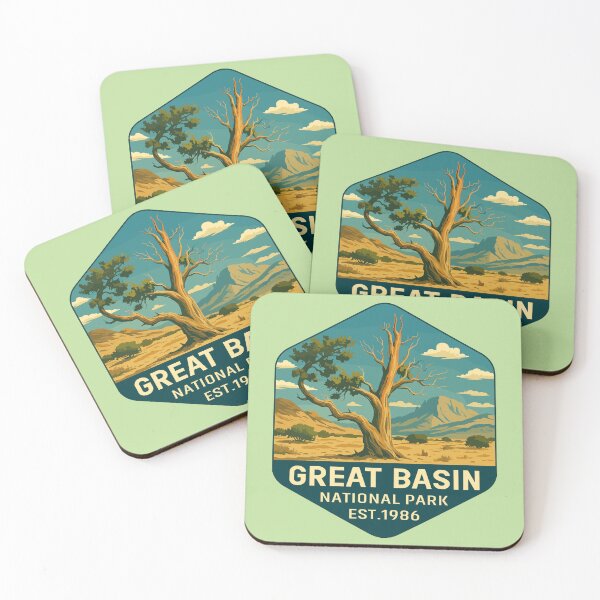 Item preview, Great Basin National Park Retro Desert Mountain Sticker designed and sold by Ismeal Von.