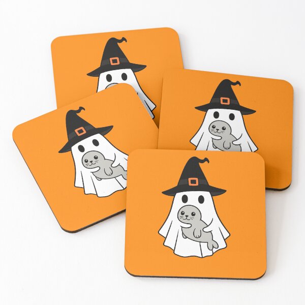 Item preview, Seal Halloween Ghost Witch Hat Animal Lovers Boys Girls Kids designed and sold by FurryHavenPH.