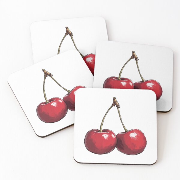 Item preview, Two cherries  designed and sold by giraffe_create .
