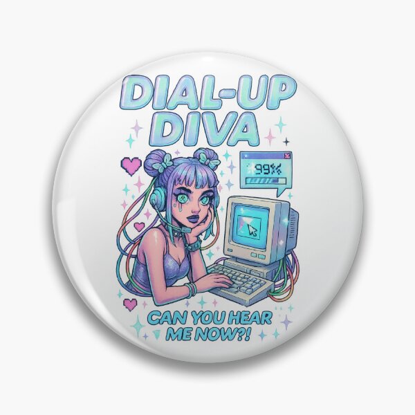 Item preview, Dial Up Diva  designed and sold by ResinandRelics.