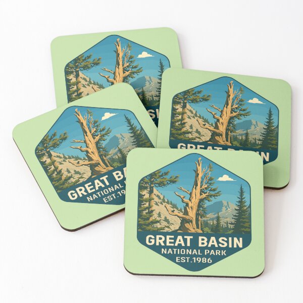 Item preview, Great Basin National Park Retro Desert Mountain Sticker designed and sold by Ismeal Von.