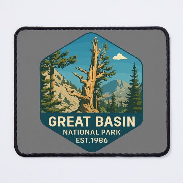 Item preview, Great Basin National Park Retro Desert Mountain Sticker designed and sold by Ismeal Von.