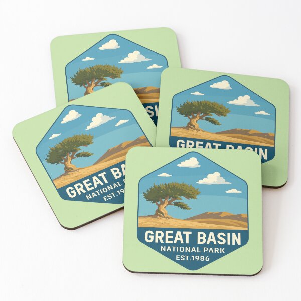 Item preview, Great Basin National Park Retro Desert Mountain Sticker designed and sold by Ismeal Von.