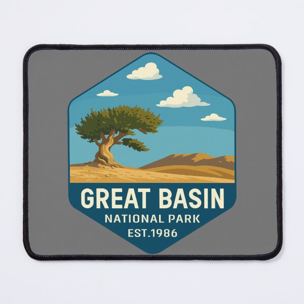 Item preview, Great Basin National Park Retro Desert Mountain Sticker designed and sold by Ismeal Von.