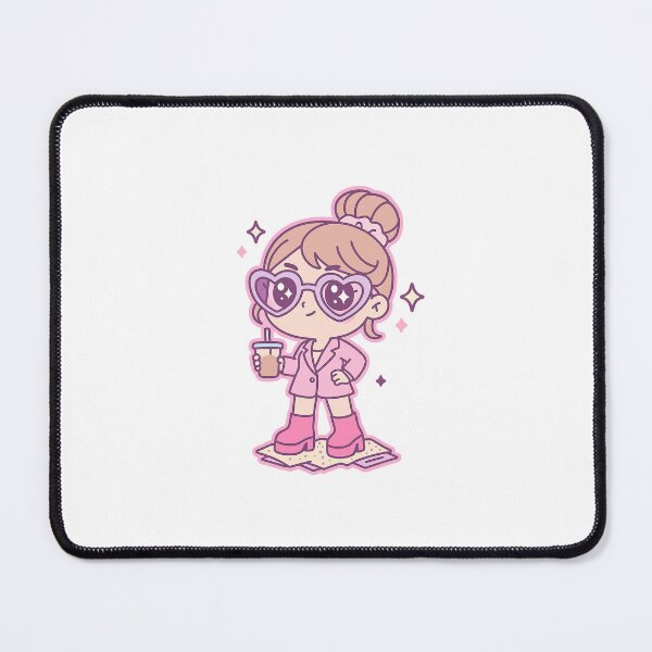 Item preview, Cute Girlboss Chibi Cartoon – Kawaii Iced Coffee Pastel Aesthetic Design designed and sold by ServoStudios.