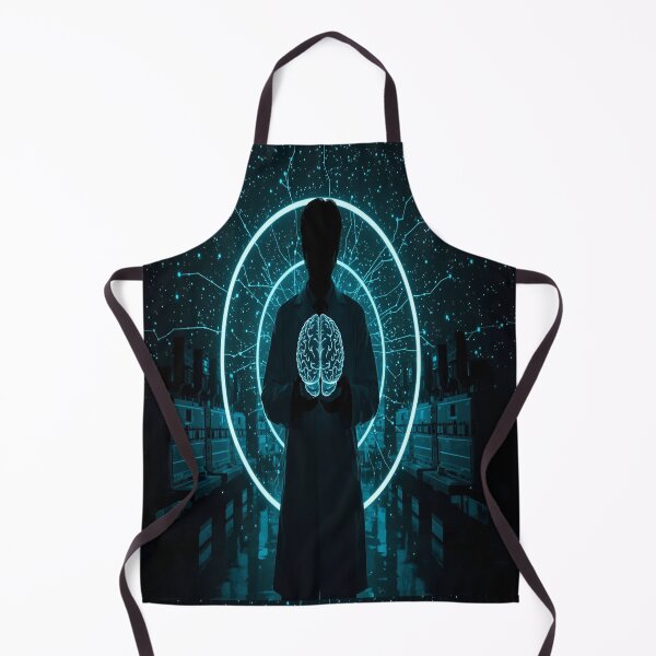 Item preview, Neuroscientist Brain Silhouette Medical Art designed and sold by Aicrag-Shop.
