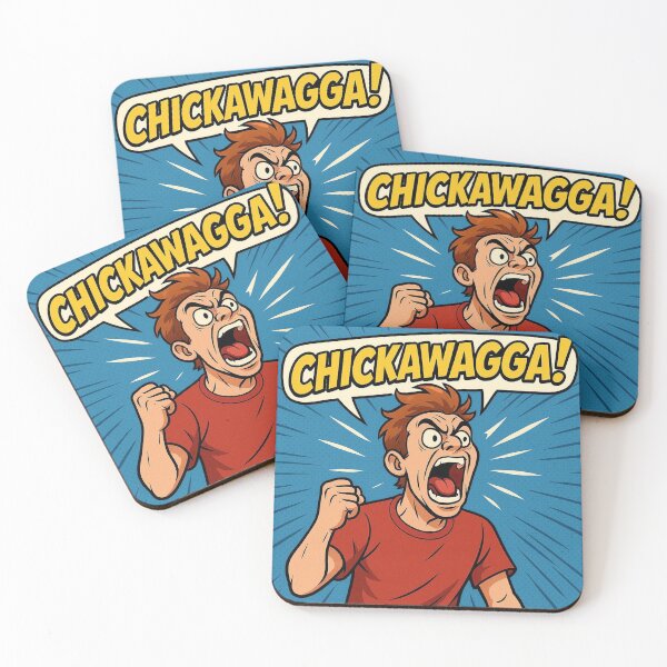Item preview, "Chickawagga Shout - Comic Energy Burst" designed and sold by PickMeLGK.