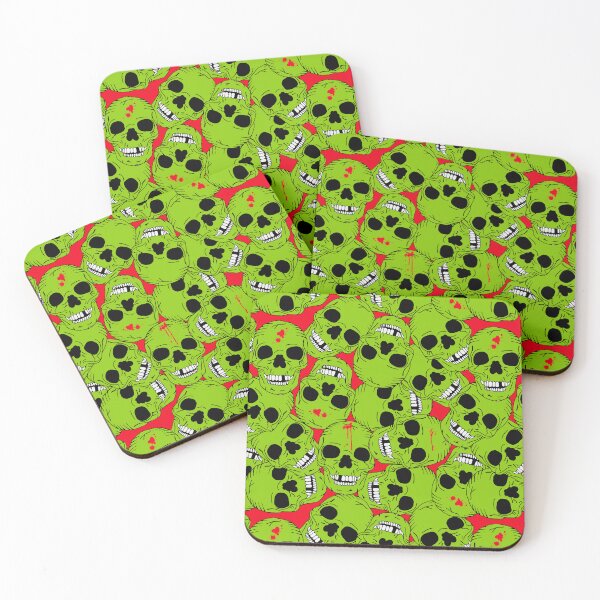 Item preview, Zombie Heads Pattern designed and sold by HotHibiscus.