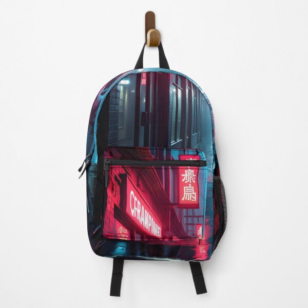 Item preview, Neon Solitude in the Cyber Alley designed and sold by oanaunciuleanu.