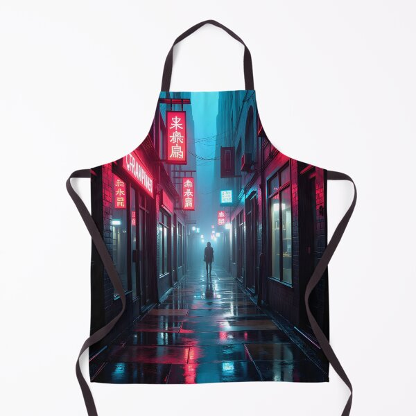 Item preview, Neon Solitude in the Cyber Alley designed and sold by oanaunciuleanu.
