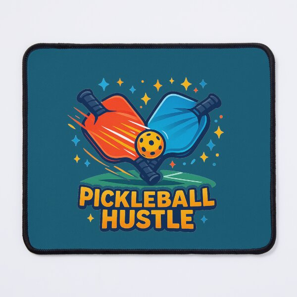 Item preview, Pickleball Hustle Sticker – Fun Dynamic Sports Design designed and sold by Nara8.