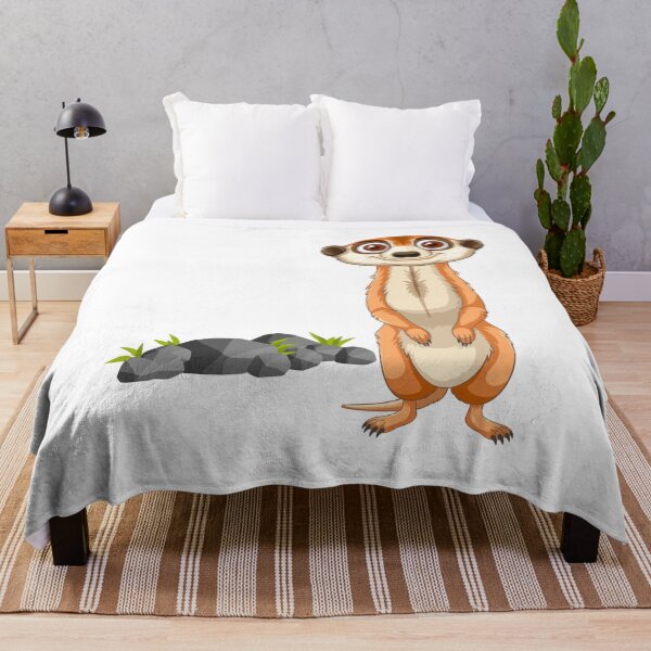 Item preview, Curious Meerkat Cartoon – Wildlife Fun Art | farwawears designed and sold by farwawears.