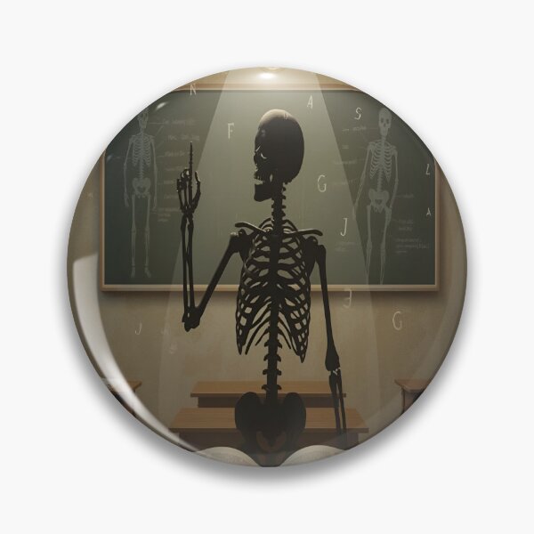 Item preview, Vintage Anatomy Teacher Skeleton Educational Art designed and sold by Aicrag-Shop.