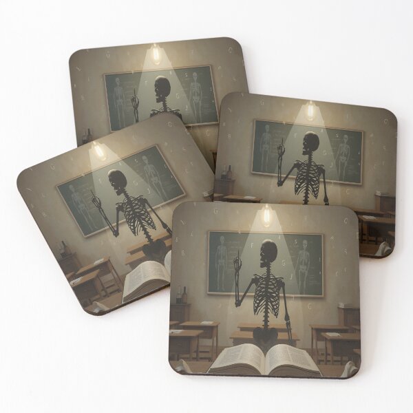 Item preview, Vintage Anatomy Teacher Skeleton Educational Art designed and sold by Aicrag-Shop.