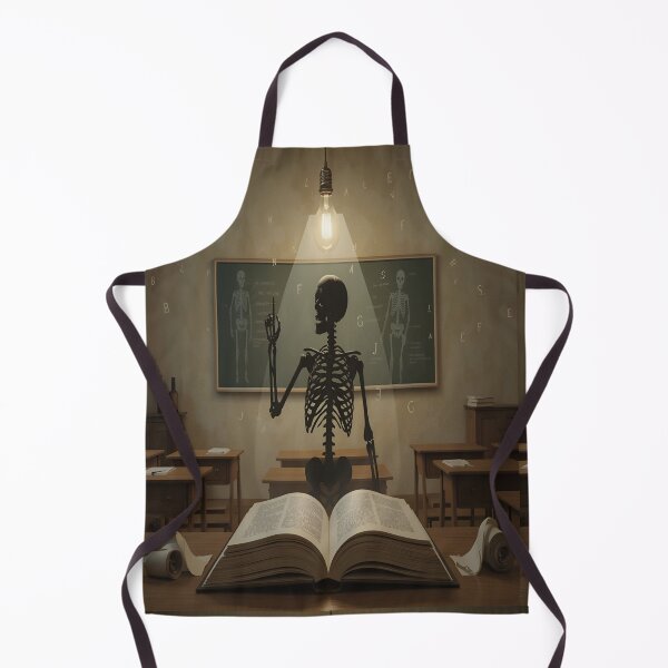 Item preview, Vintage Anatomy Teacher Skeleton Educational Art designed and sold by Aicrag-Shop.