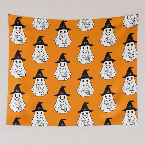 Item preview, White Owl Halloween Ghost Witch Hat Animal Lovers Boys Girls Kids designed and sold by FurryHavenPH.
