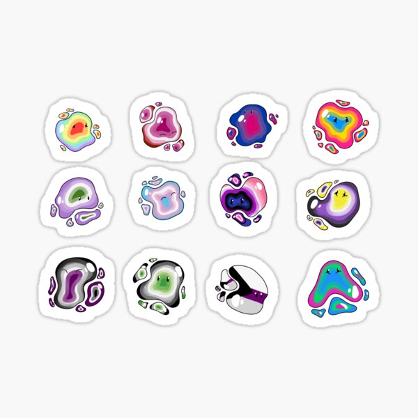 Item preview, Pride blobs designed and sold by Phosph0rescence.