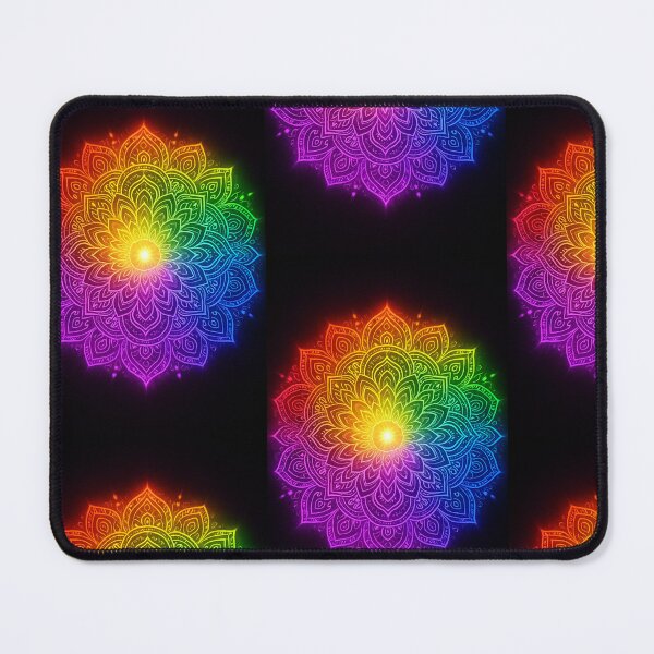 Item preview, LIGHT RAINBOW MANDALA designed and sold by LALEELALA.