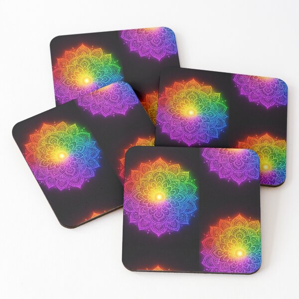Item preview, LIGHT RAINBOW MANDALA designed and sold by LALEELALA.