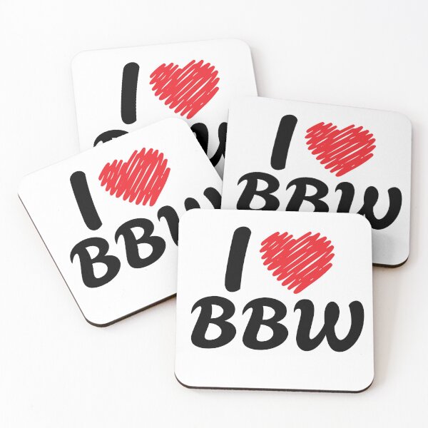 Item preview, I Love BBW – Bold Body Positive Statement Design designed and sold by Fluffy Fabulous.